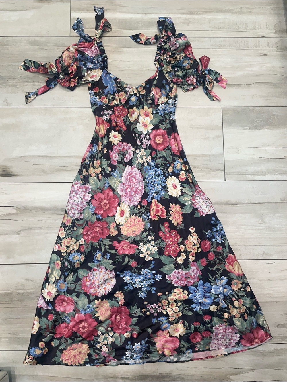 Selkie Puck Poet Slip Dress S - Picture 4 of 17